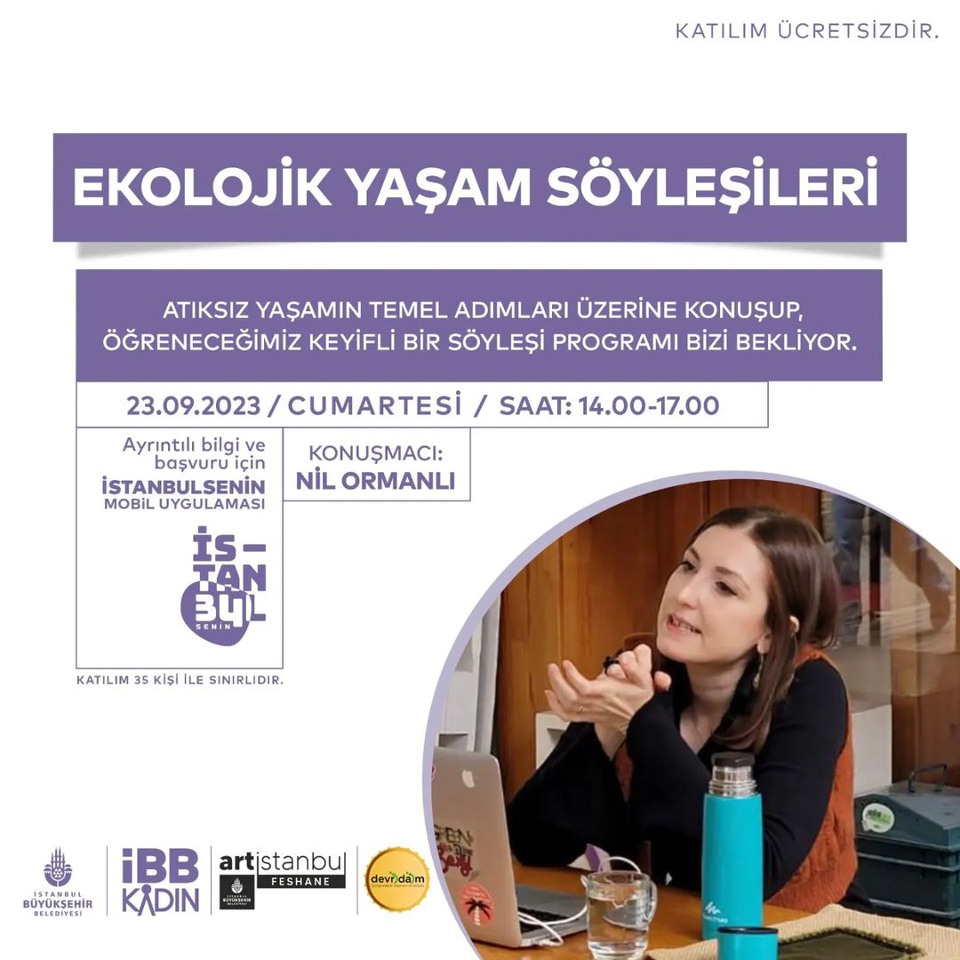 İBB Kültür - Ekolojik Yaşam Söyleşileri